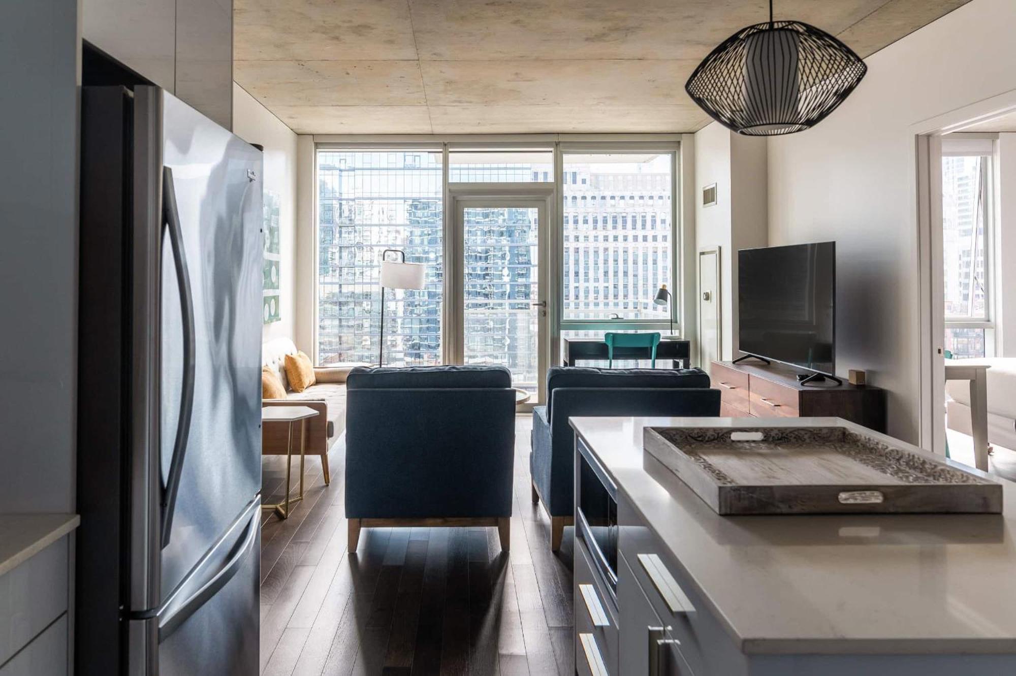 2Br Elegant Premium Suite With Balcony & Sweeping City Views Chicago Exteriör bild