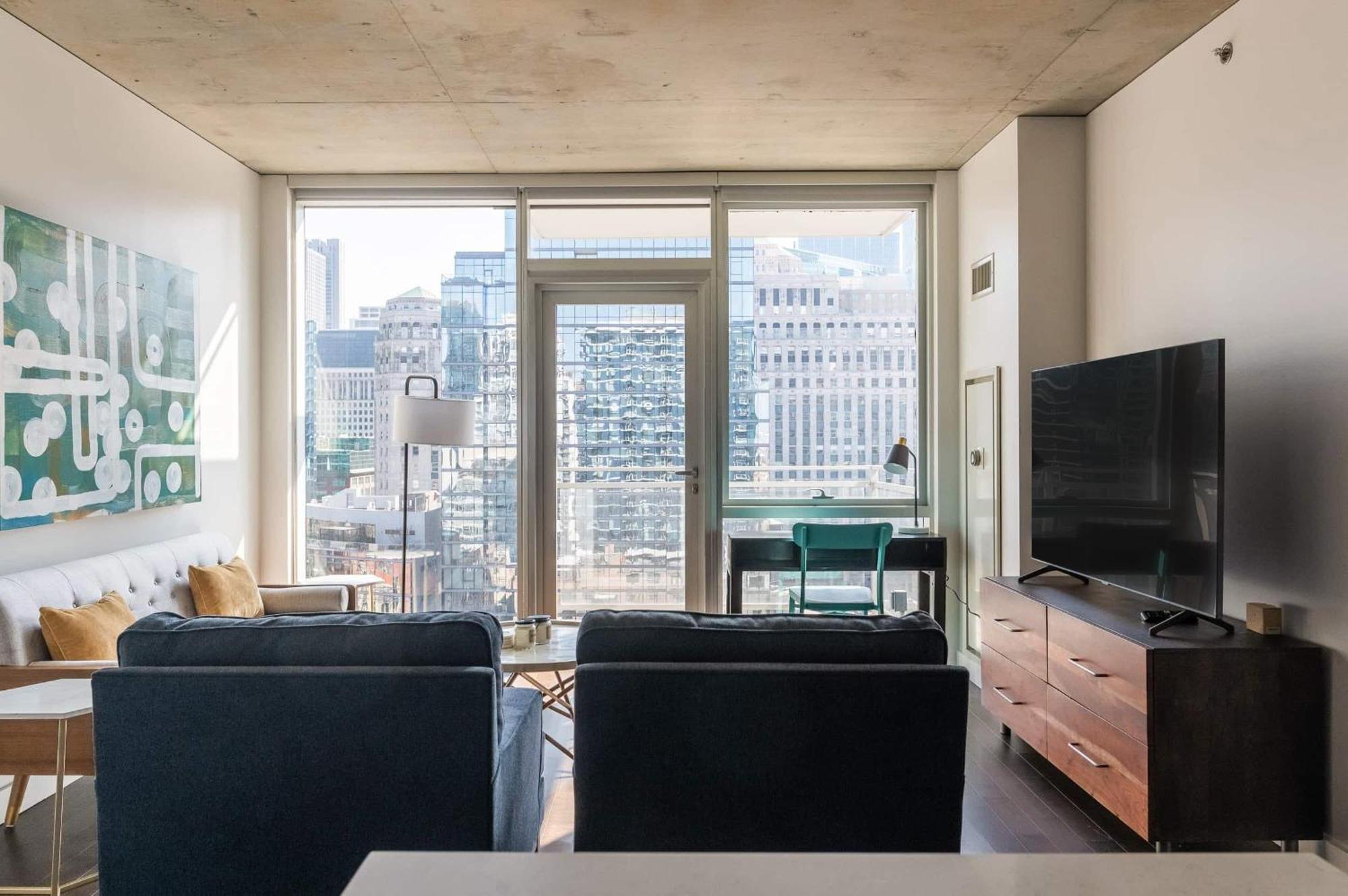 2Br Elegant Premium Suite With Balcony & Sweeping City Views Chicago Exteriör bild