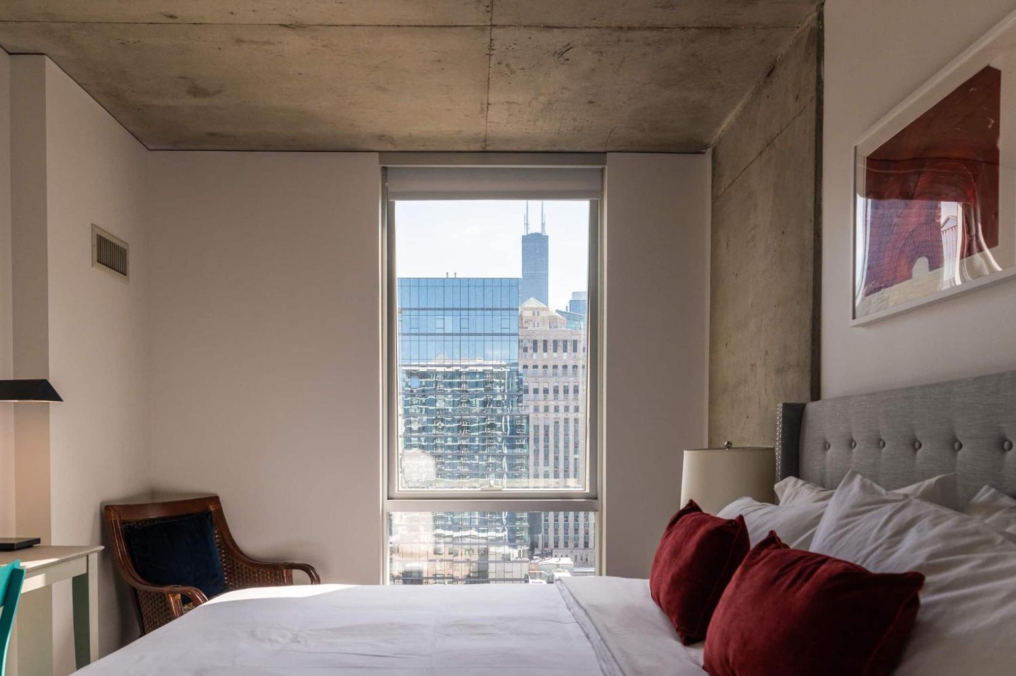 2Br Elegant Premium Suite With Balcony & Sweeping City Views Chicago Exteriör bild