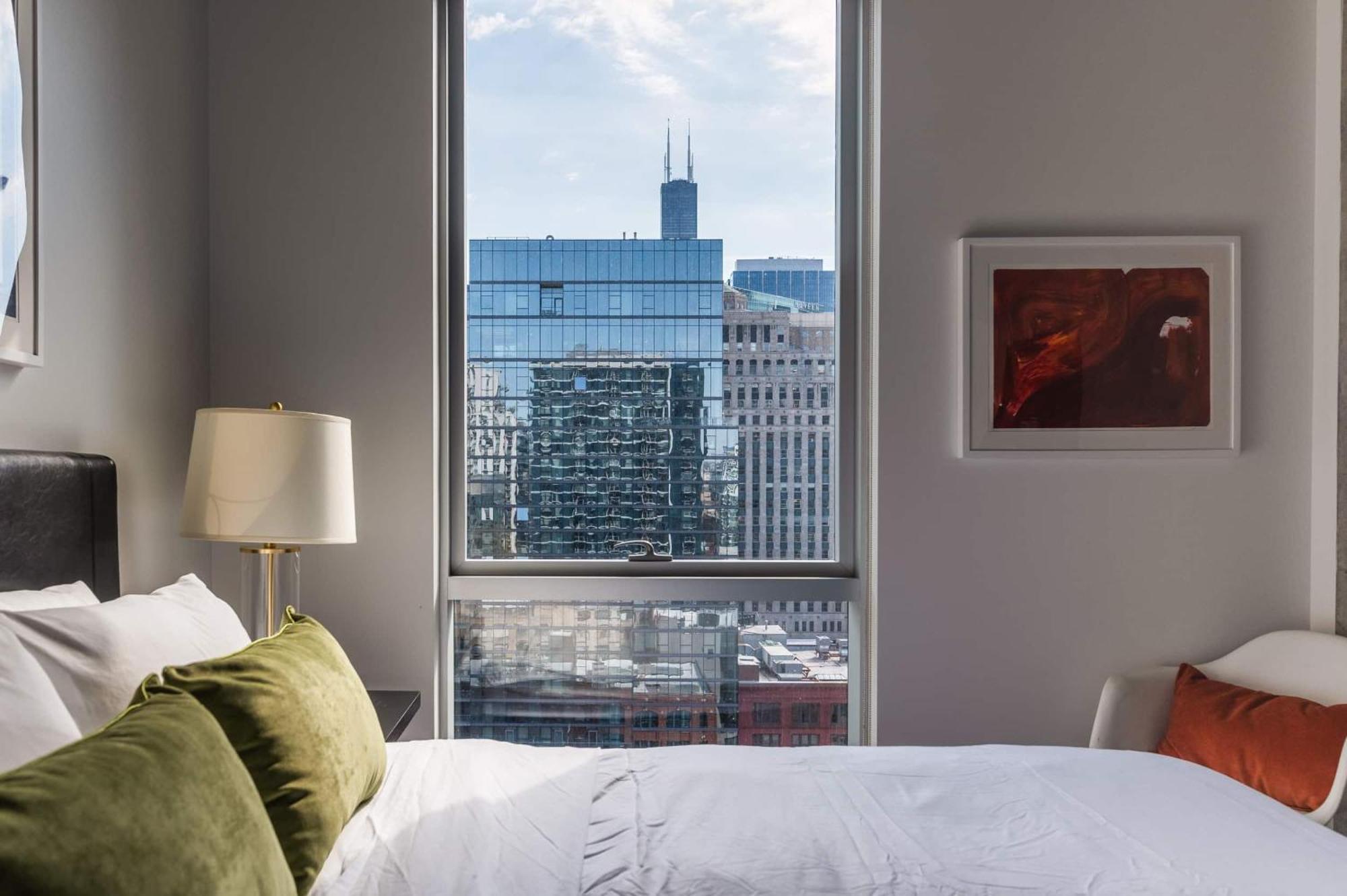 2Br Elegant Premium Suite With Balcony & Sweeping City Views Chicago Exteriör bild